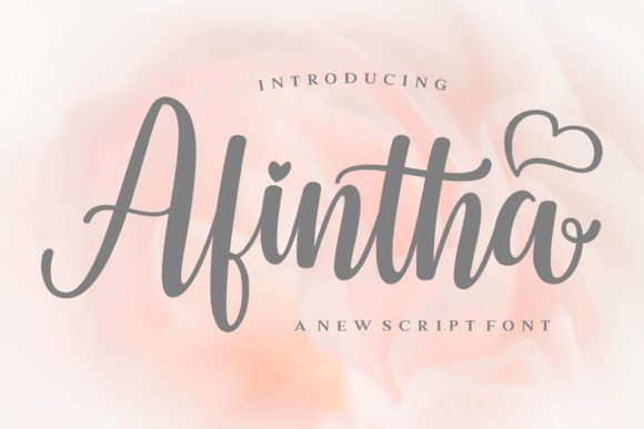 Afintha: The Perfect Script Font for Handmade Brands