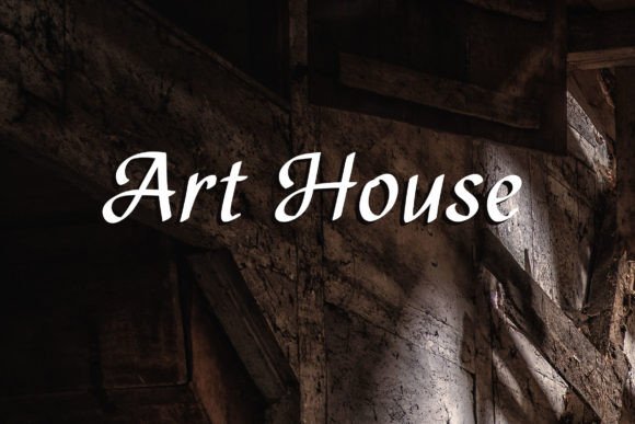 Art House: A Font for Creative Campaigns