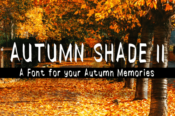 Autumn Shade II Font for Editorial Design