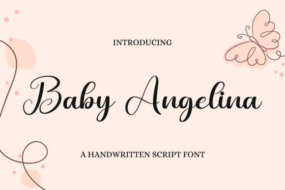 Beautiful Baby Angelina Font