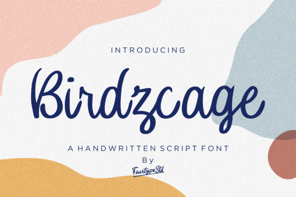 Birdzcage: A Neat Handwritten Typeface for Branding