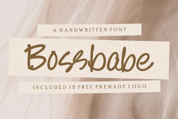 Bossbabe Font: Elegant Script for Branding