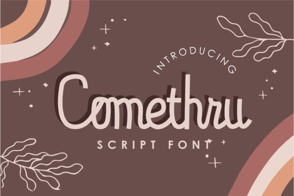 Comethru: The Perfect Handwritten Font for Crafters