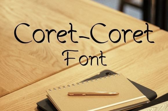 Coret Coret: A Whimsical Handwritten Font