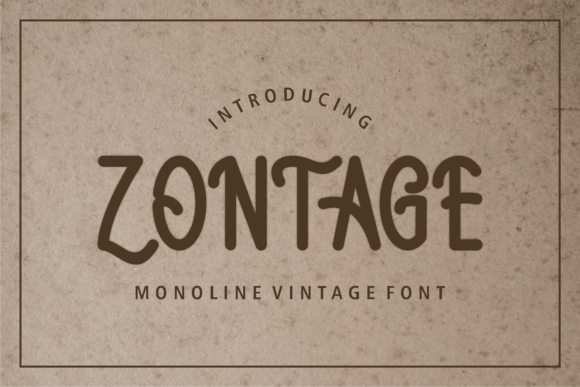 Elevate Your Web Design with the Zontage Typeface