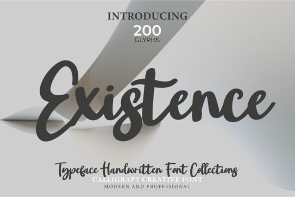Existence: A Bold Handwritten Font