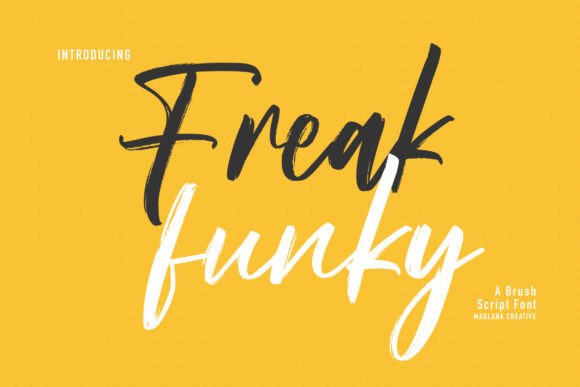 Freak Funky: A Handwritten Typeface for Bold Editorial Design