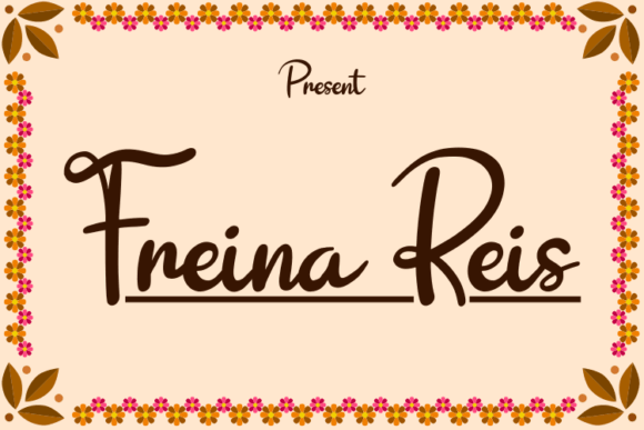 Freina Reis: A Modern Script Typeface for Digital Brands