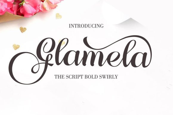 Glamela: The Modern Script Font for Handmade Brands