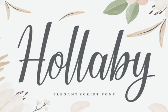 Hollaby: A Script Typeface for Creative Campaigns