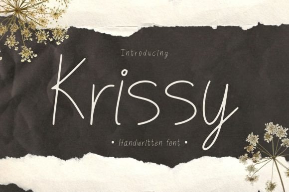 Krissy: A Handwritten Font for Business