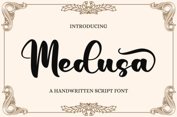 Medusa Font: Timeless Handwritten Style