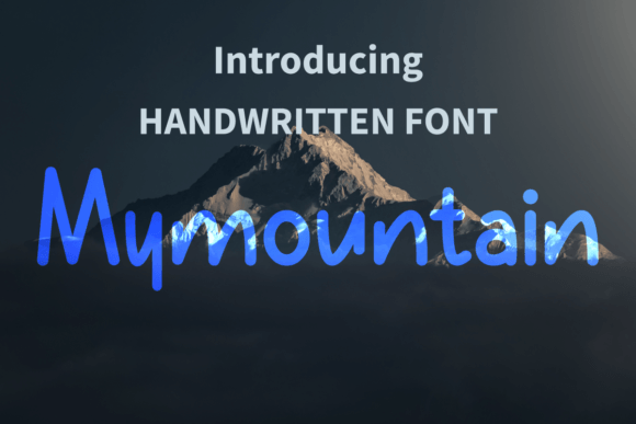 Mymountain Font: Handwritten Style for Business