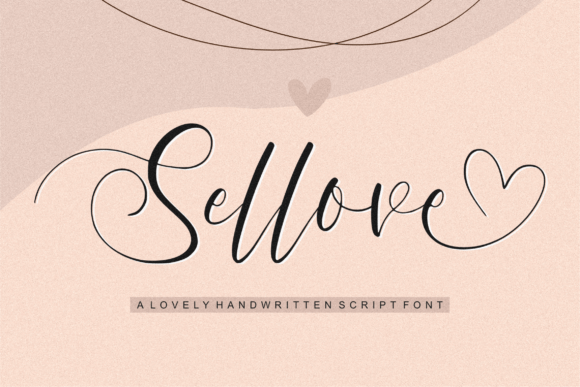 Sellove: A Dazzling Script Typeface for Editorial Design