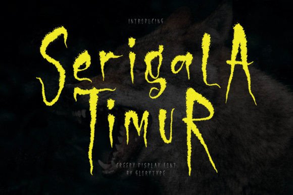 Serigala Timur – Unique Font for Bold Campaigns