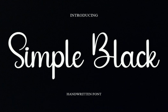 Simple Black Font for Business