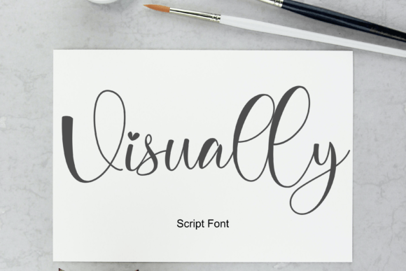 Visually: A Fresh Handwritten Font