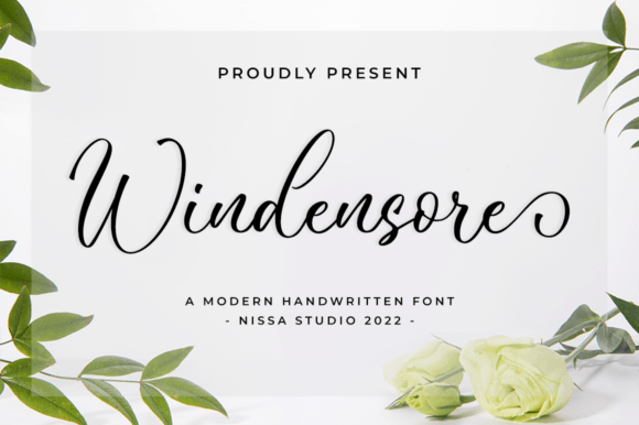Windensore: A Luxurious Handwritten Font